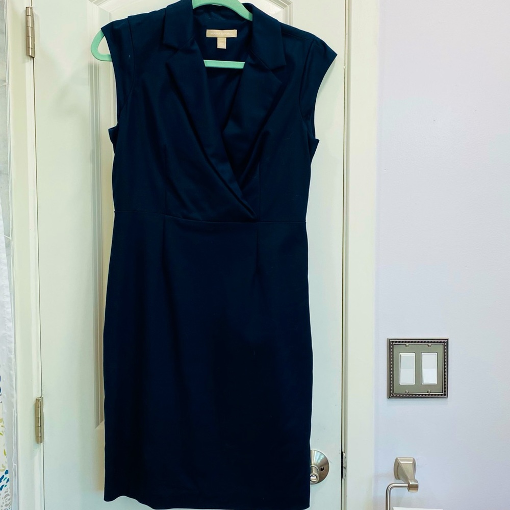 Banana Republic Navy Sleeveless Dress